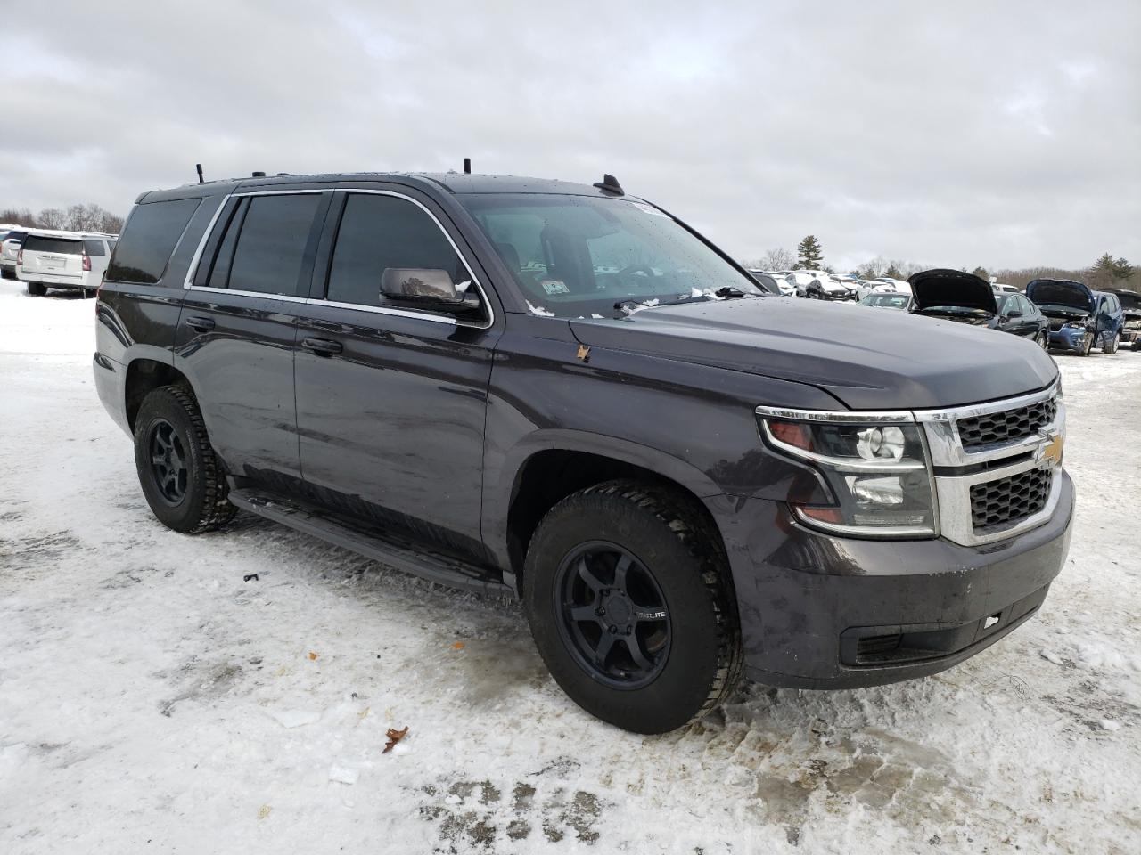 2016 Chevrolet Tahoe VIN 1GNSKDKC7GR374491 Copart auction photo, side / front end damage thumbnail 4