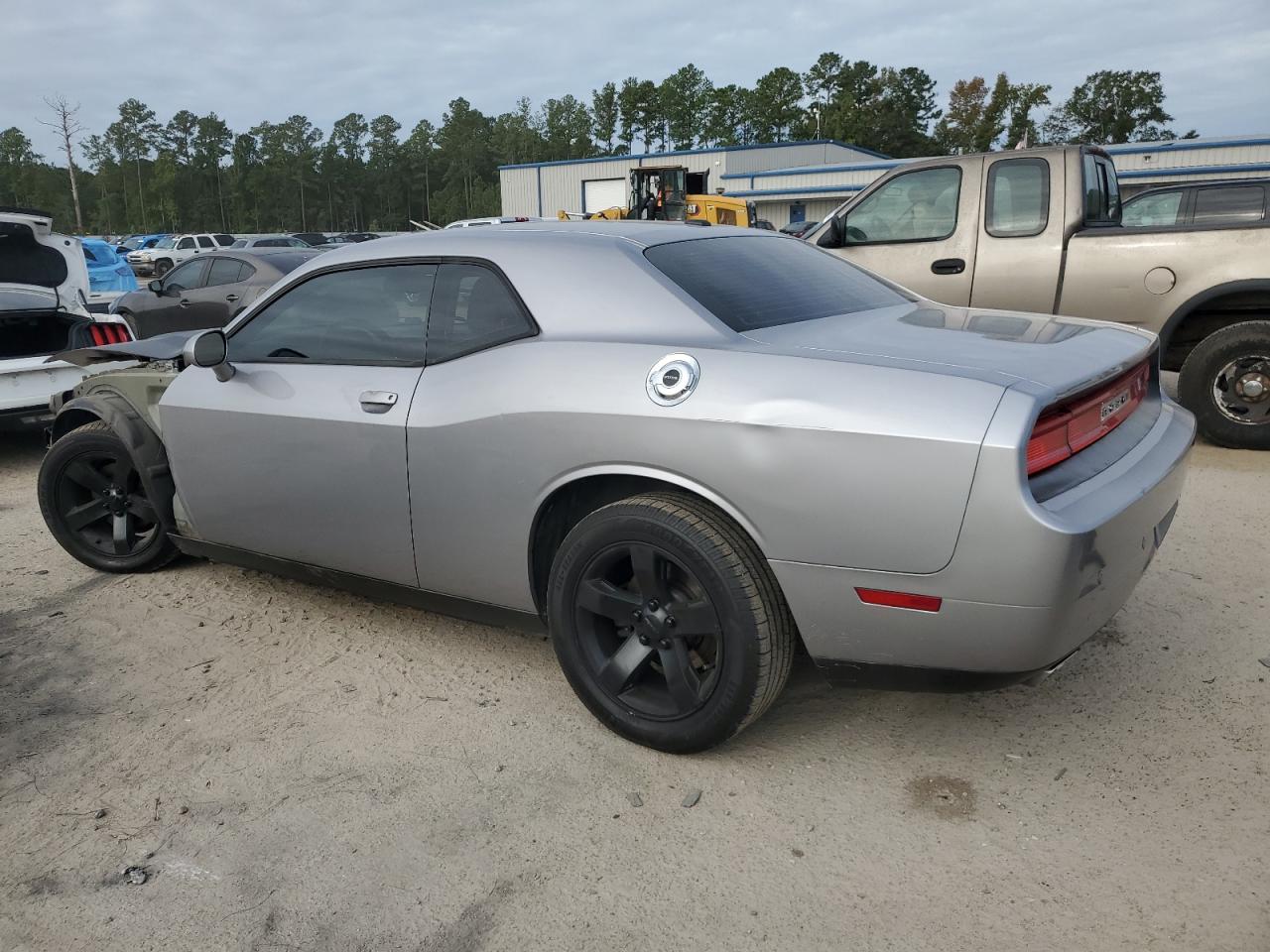 2014 Dodge Challenger VIN 2C3CDYAG5EH100422 Copart auction photo, front end / side damage thumbnail 2