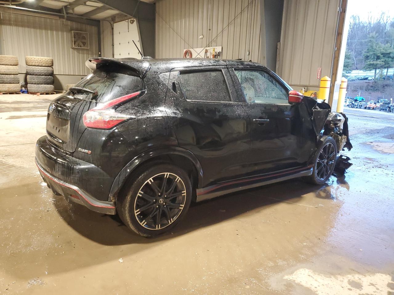 2015 Nissan Juke VIN JN8AF5MV2FT561964 Copart auction photo, front end / side damage thumbnail 3