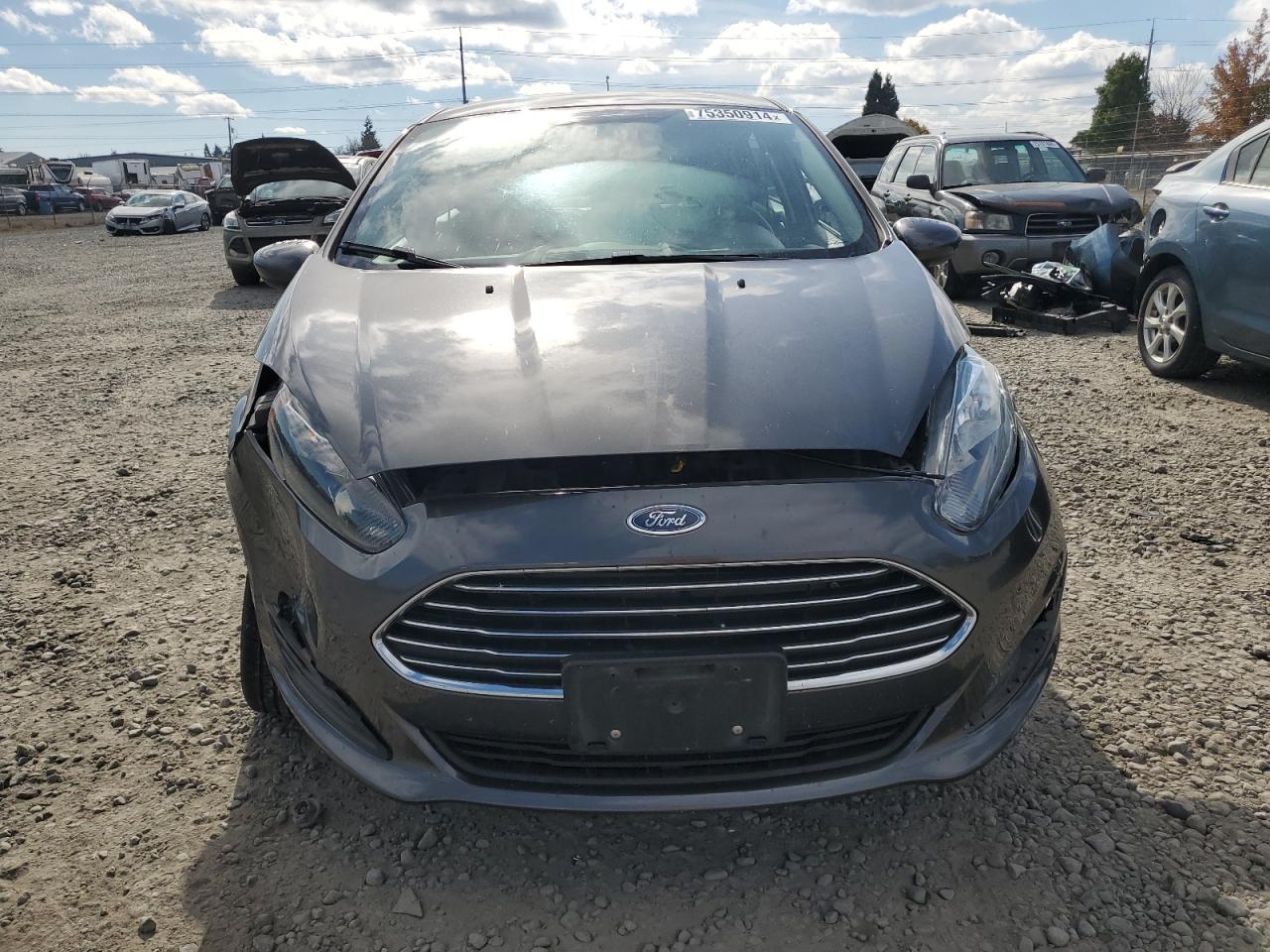 2018 Ford Fiesta VIN 3FADP4EJ1JM101025 Copart auction photo, front end damage thumbnail 5