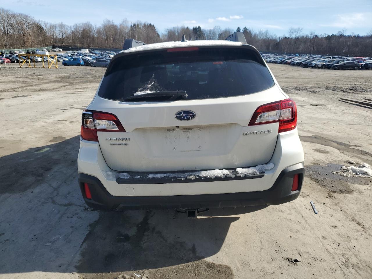 2018 Subaru Outback VIN 4S4BSAHCXJ3341134 Copart auction photo, front end / side damage thumbnail 6