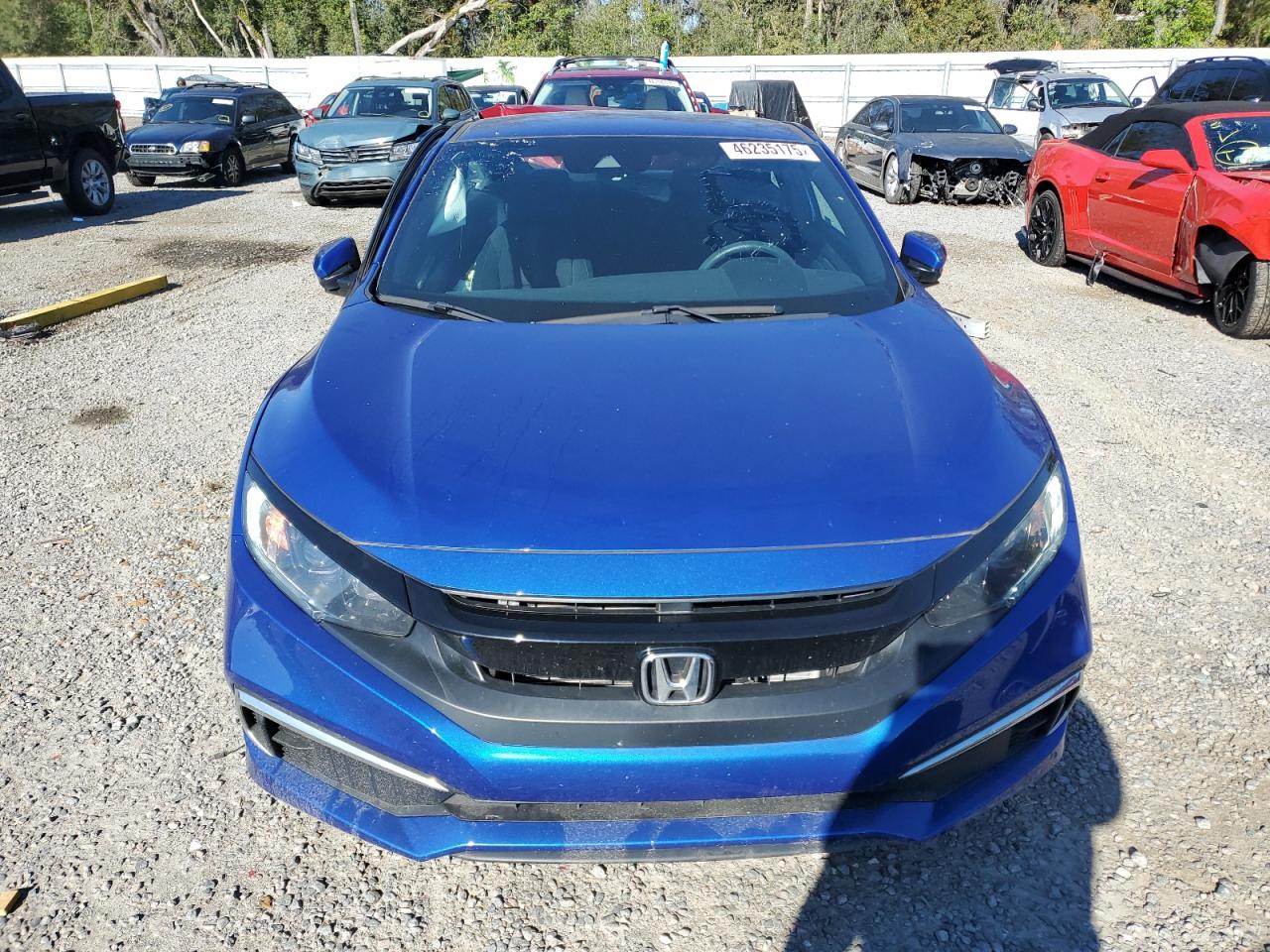 2020 Honda Civic VIN 2HGFC4B6XLH300060 Copart auction photo, side damage thumbnail 5