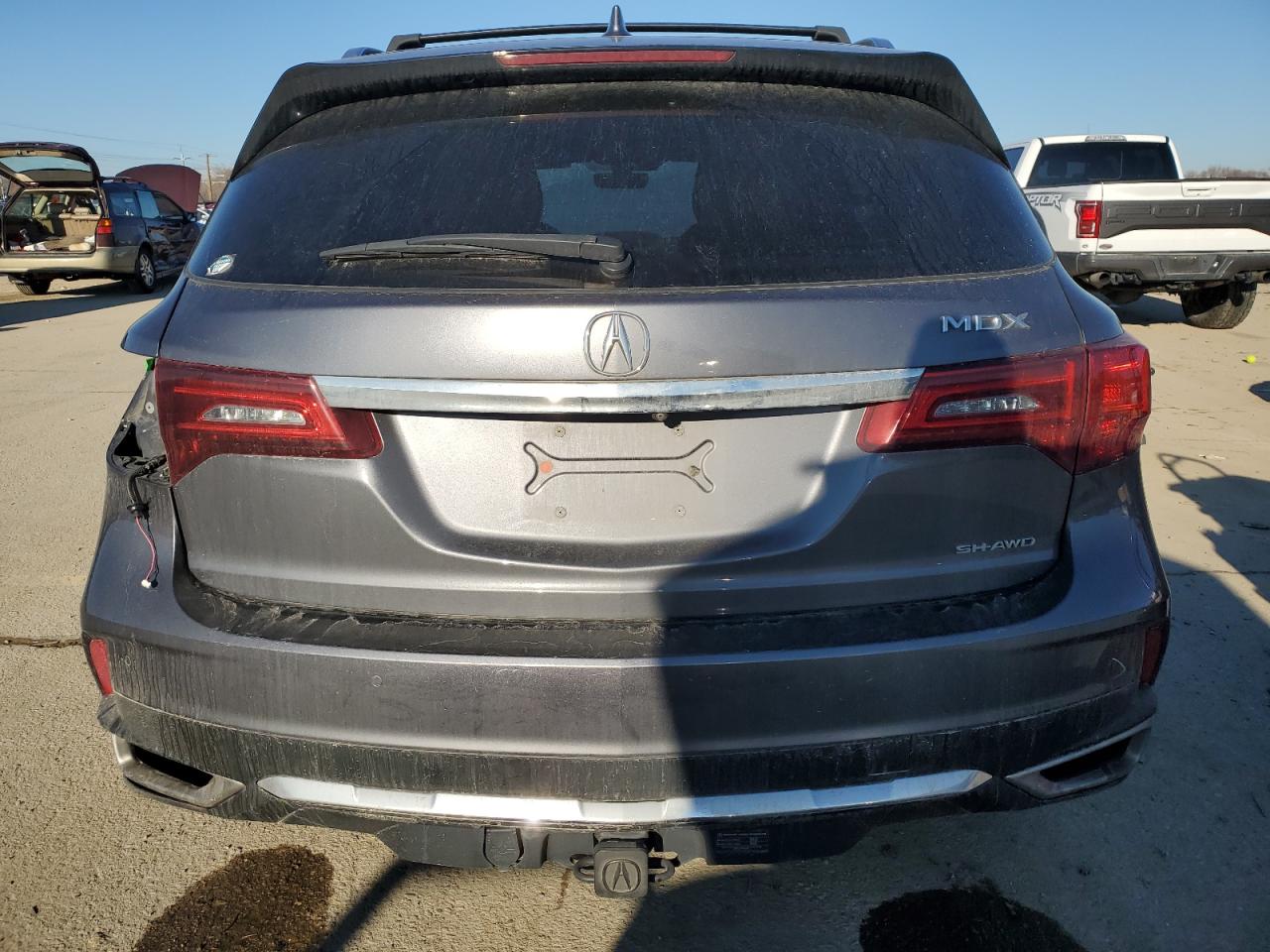 2017 Acura MDX VIN 5FRYD4H85HB010334 Copart auction photo, front end / undercarriage damage thumbnail 6