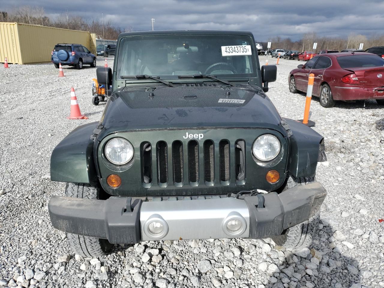 2010 Jeep Wrangler VIN 1J4BA5H18AL162341 Copart auction photo, undercarriage / front end damage thumbnail 5