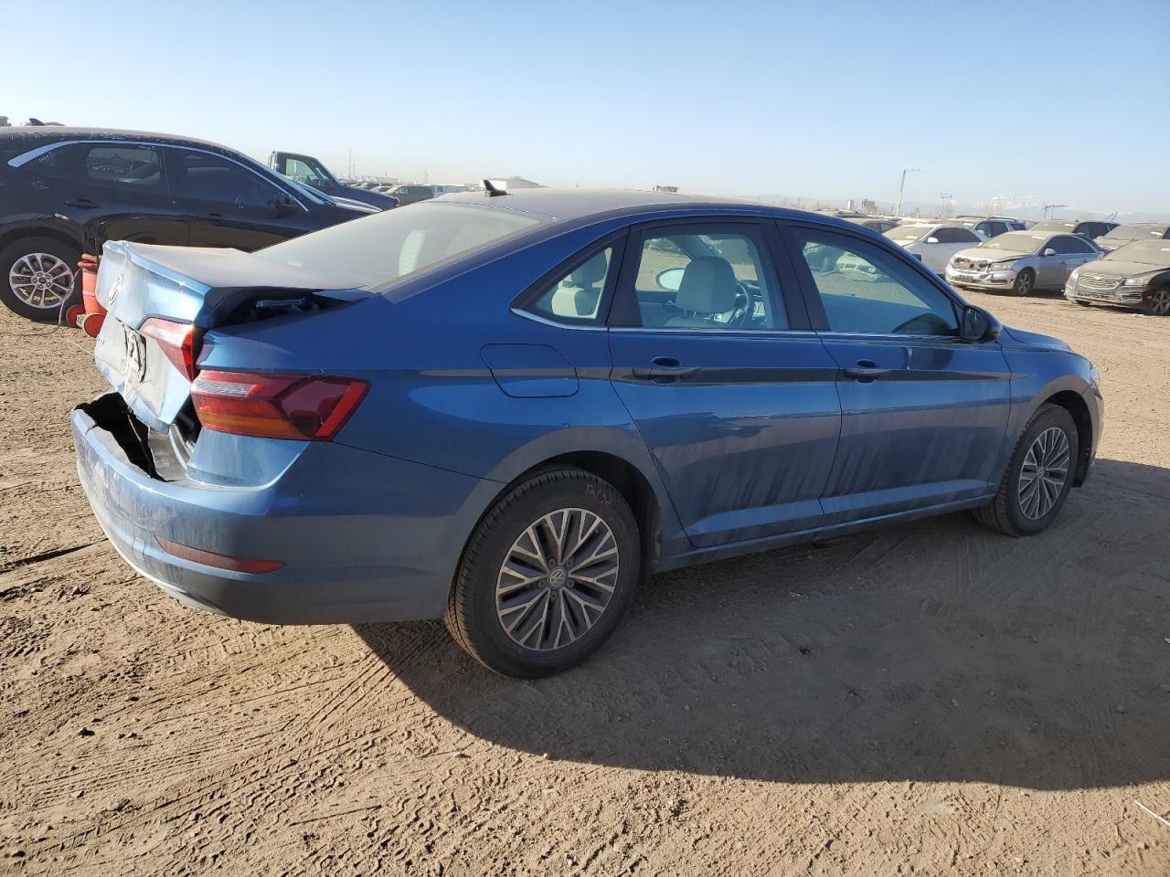 2019 Volkswagen Jetta VIN 3VWCB7BU7KM216201 Copart auction photo, rear end damage thumbnail 3