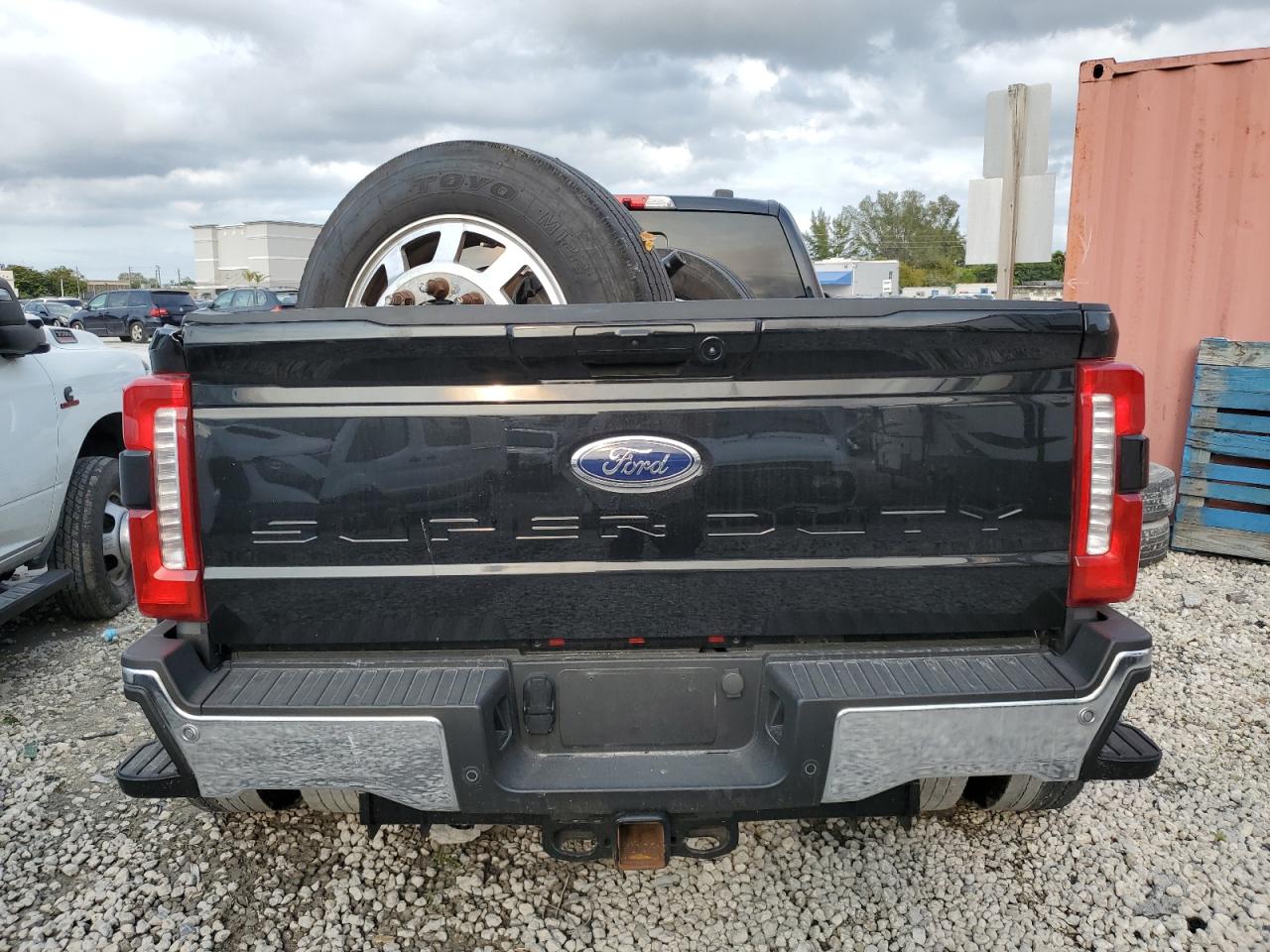 2023 Ford F450 VIN 1FT8W4DT9PED22940 Copart auction photo, front end / undercarriage damage thumbnail 6