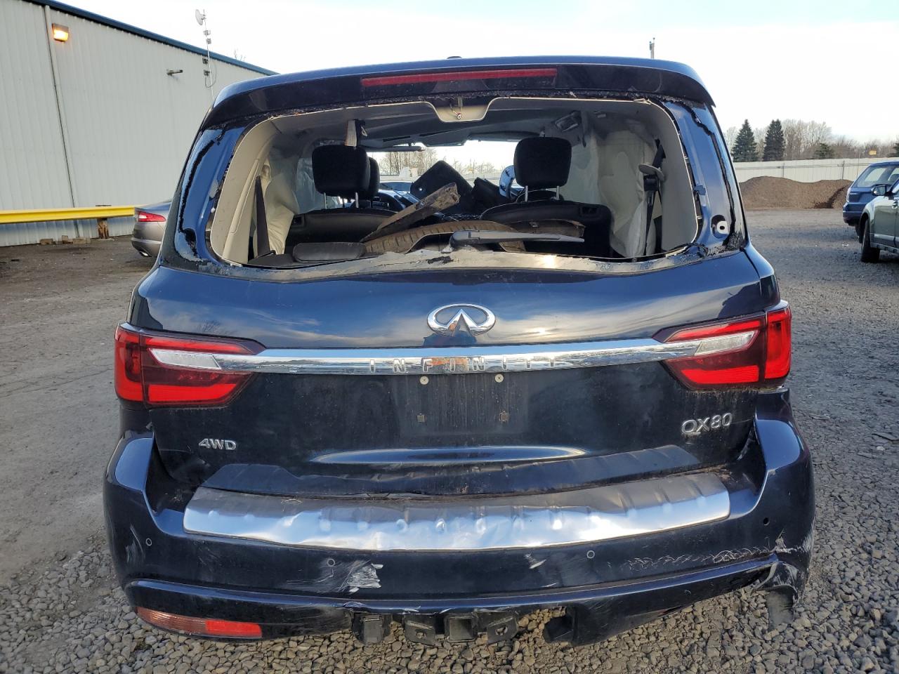 2024 Infiniti QX80 VIN JN8AZ2AE5R9329984 Copart auction photo, rollover / front end damage thumbnail 6