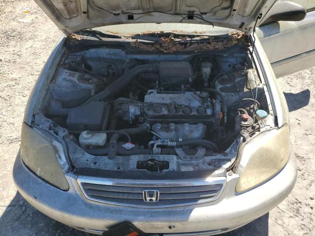 2000 Honda Civic VIN 2HGEJ6610YH586441 Copart auction photo, front end / rear end damage thumbnail 11