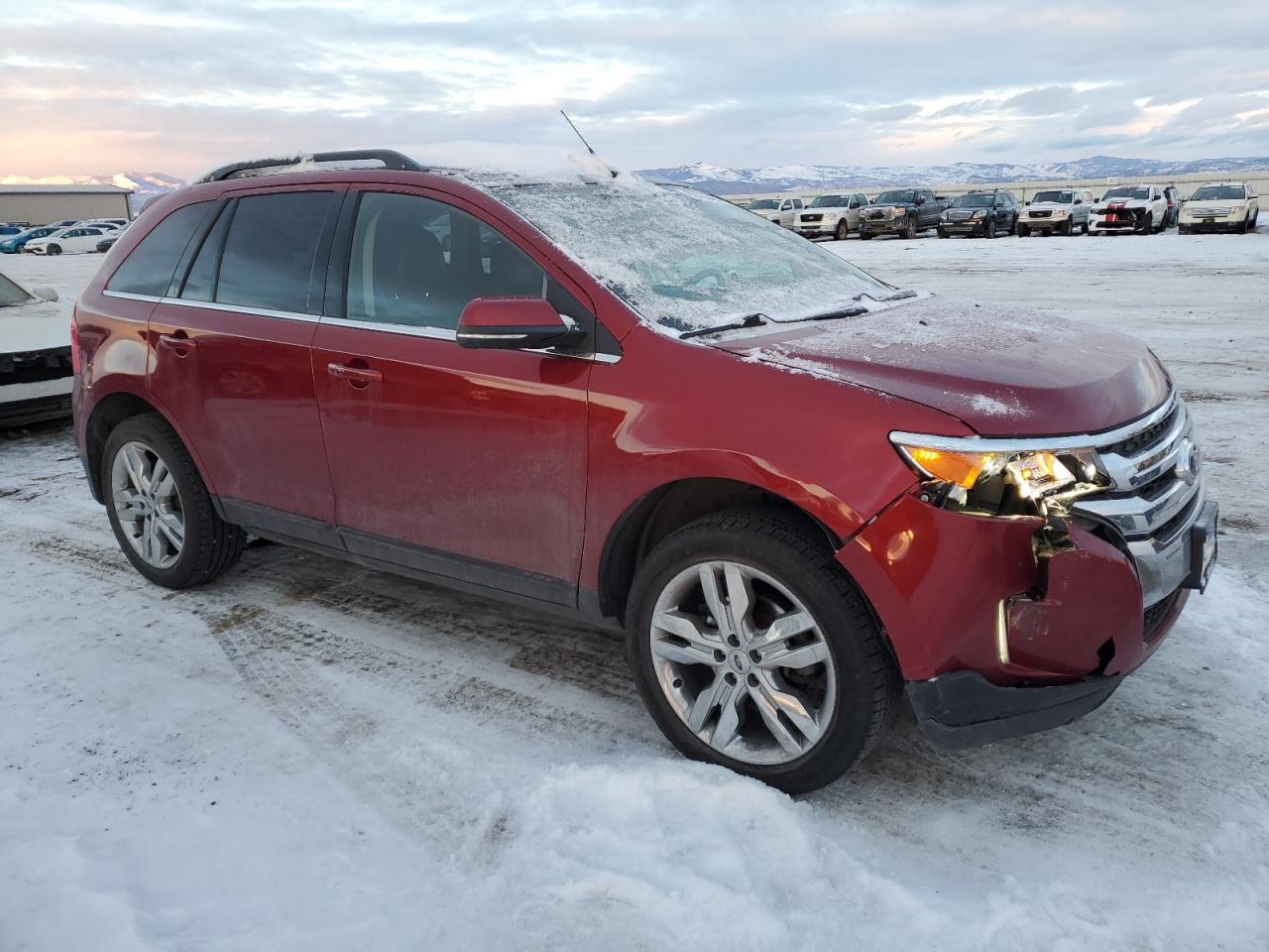 2013 Ford Edge VIN 2FMDK4KC9DBC78292 Copart auction photo, front end / minor dent/scratches damage thumbnail 4
