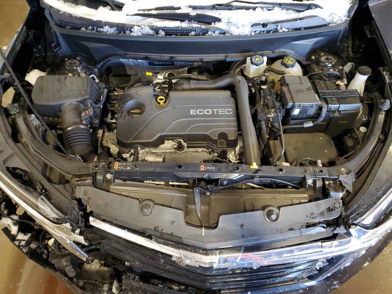 2022 Chevrolet Equinox VIN 3GNAXUEV1NL172762 Copart auction photo, front end / undercarriage damage thumbnail 12