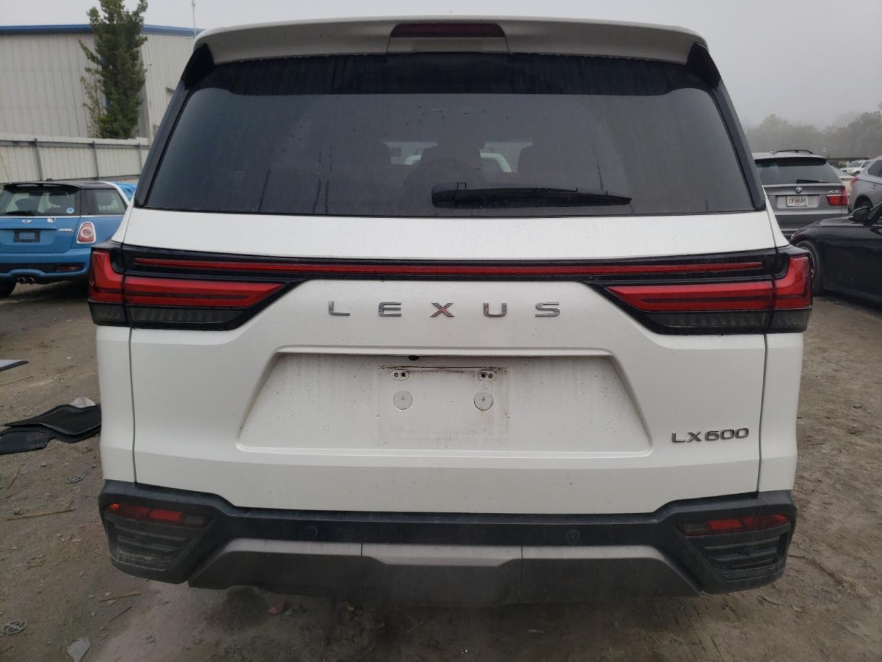 2023 Lexus LX VIN JTJAB7CX3P4027371 Copart auction photo, front end damage thumbnail 6