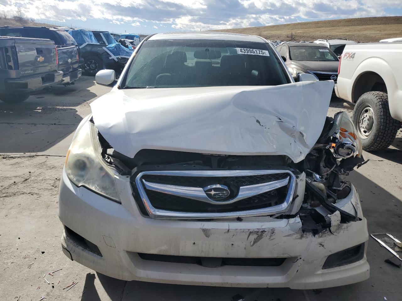 2010 Subaru Legacy VIN 4S3BMDH65A2240132 Copart auction photo, front end damage thumbnail 5