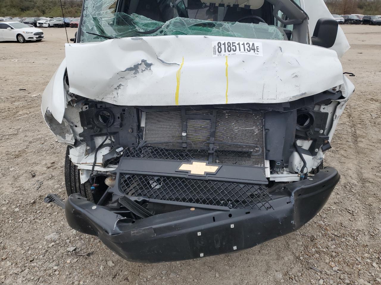 2017 Chevrolet Express VIN 1GCWGAFG4H1107929 Copart auction photo, all over damage thumbnail 12