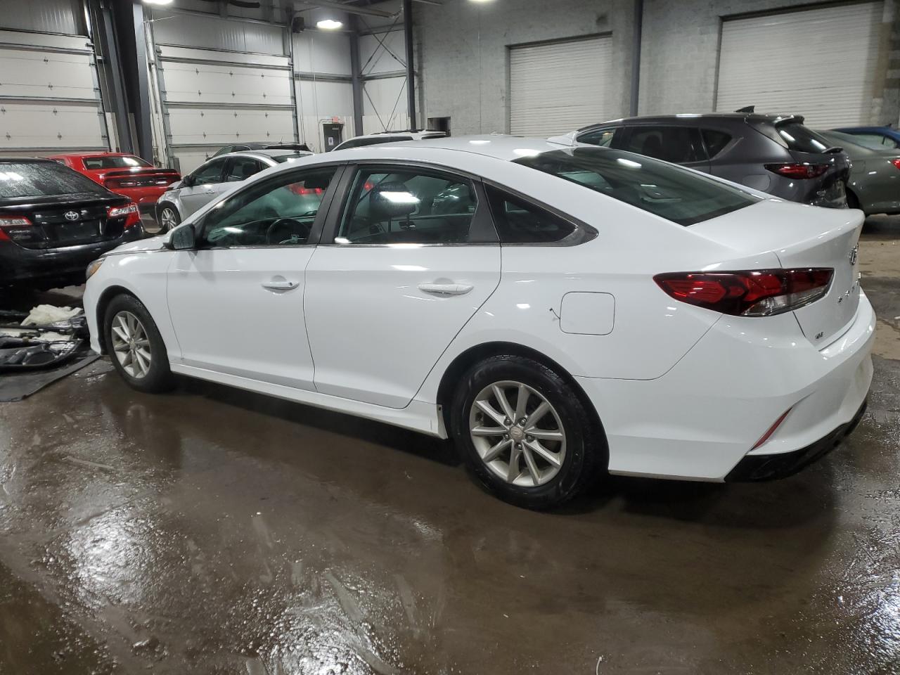2019 Hyundai Sonata VIN 5NPE24AF0KH758632 Copart auction photo, side damage thumbnail 2