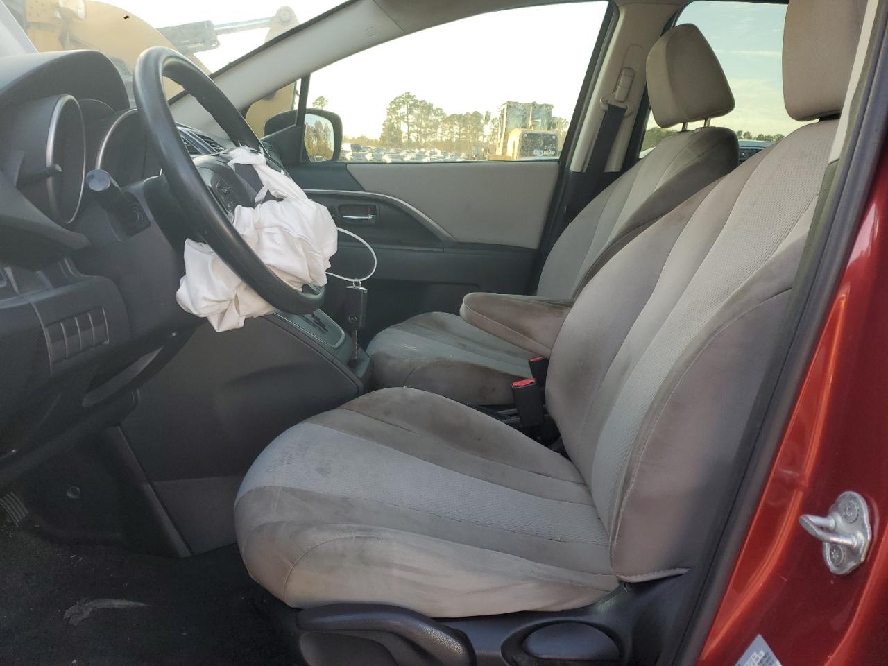 2013 Mazda 5 VIN JM1CW2BL9D0145736 Copart auction photo, front end / side damage thumbnail 7