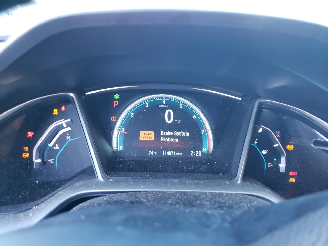 2018 Honda Civic VIN 19XFC2F71JE026813 Copart auction photo, front end / undercarriage damage thumbnail 9