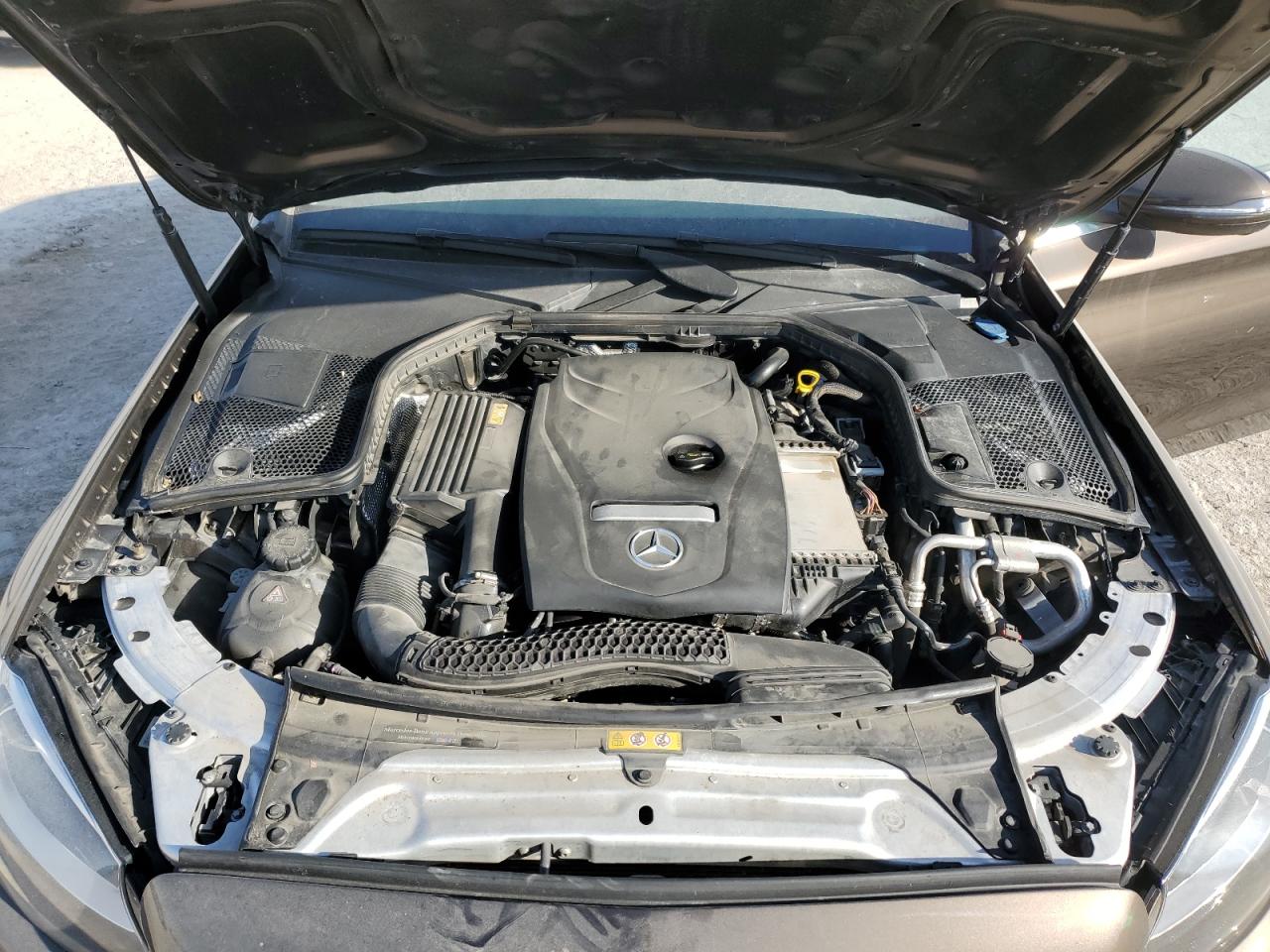 2017 Mercedes-Benz C-klasse VIN 55SWF4KB9HU228024 Copart auction photo, rear end damage thumbnail 11