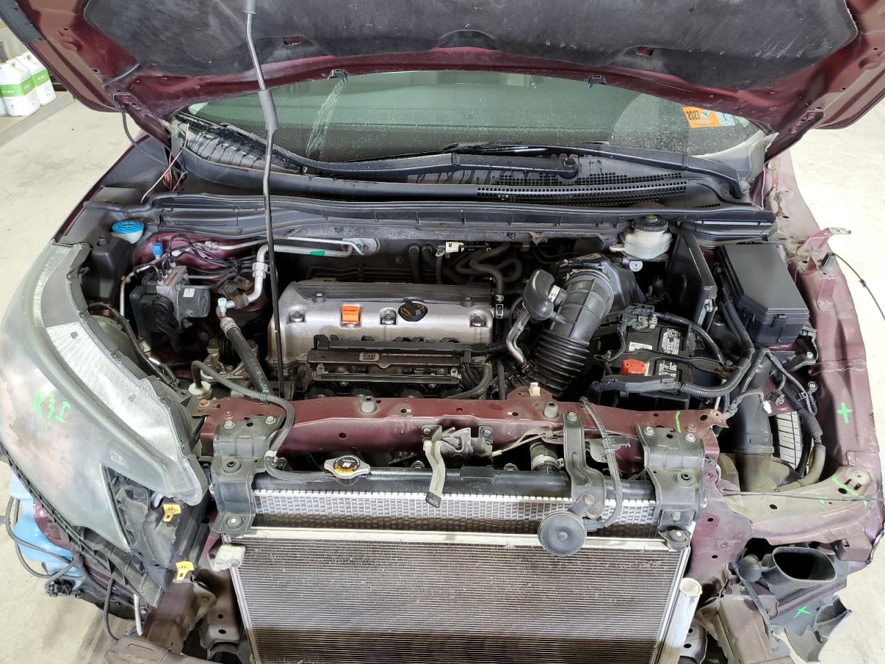 2012 Honda CR-V VIN 5J6RM4H79CL038702 Copart auction photo, front end damage thumbnail 12