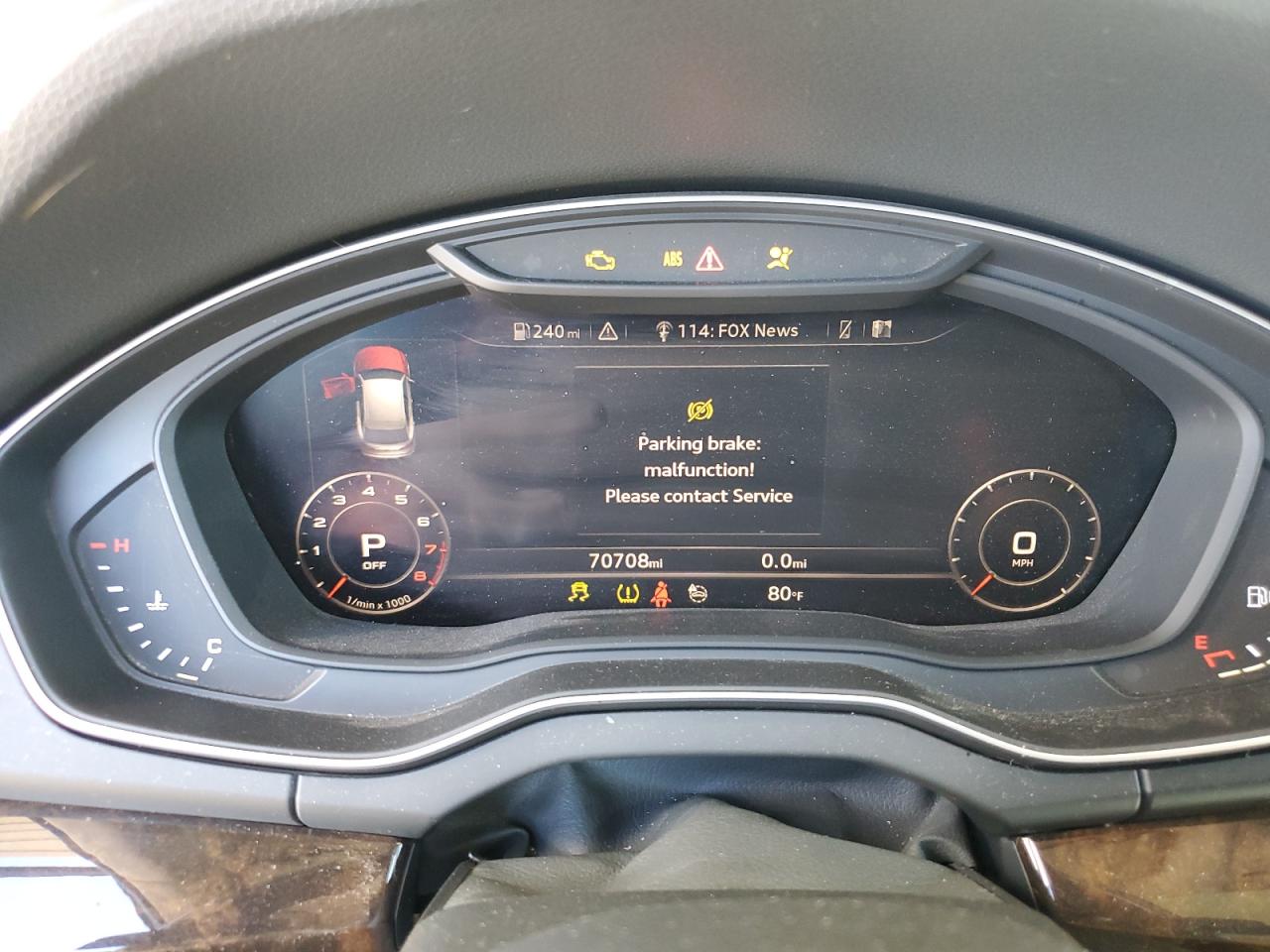 2019 Audi Q5 VIN WA1BNAFY5K2124053 Copart auction photo, front end damage thumbnail 9