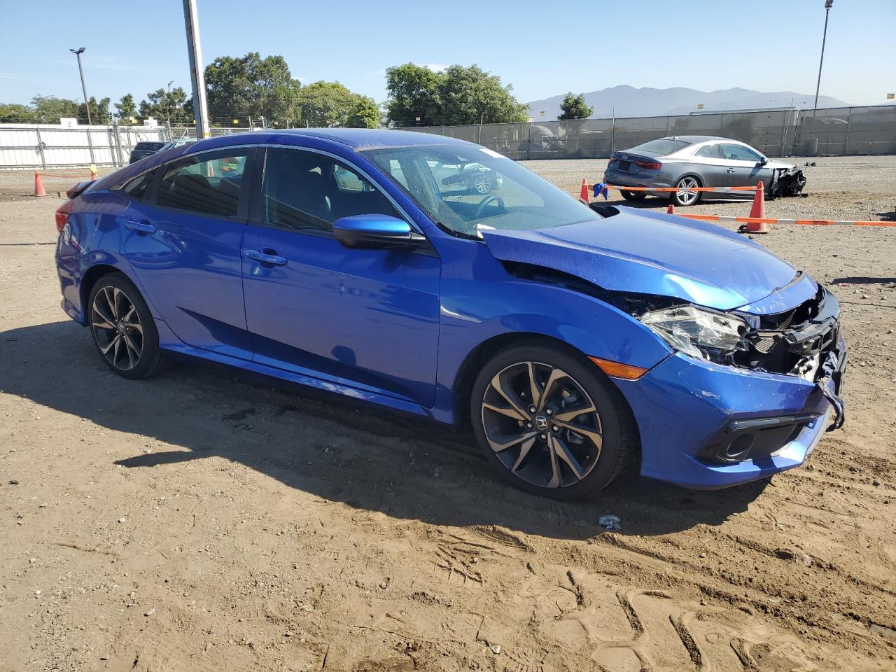 2020 Honda Civic VIN 2HGFC2F85LH528418 Copart auction photo, front end damage thumbnail 4
