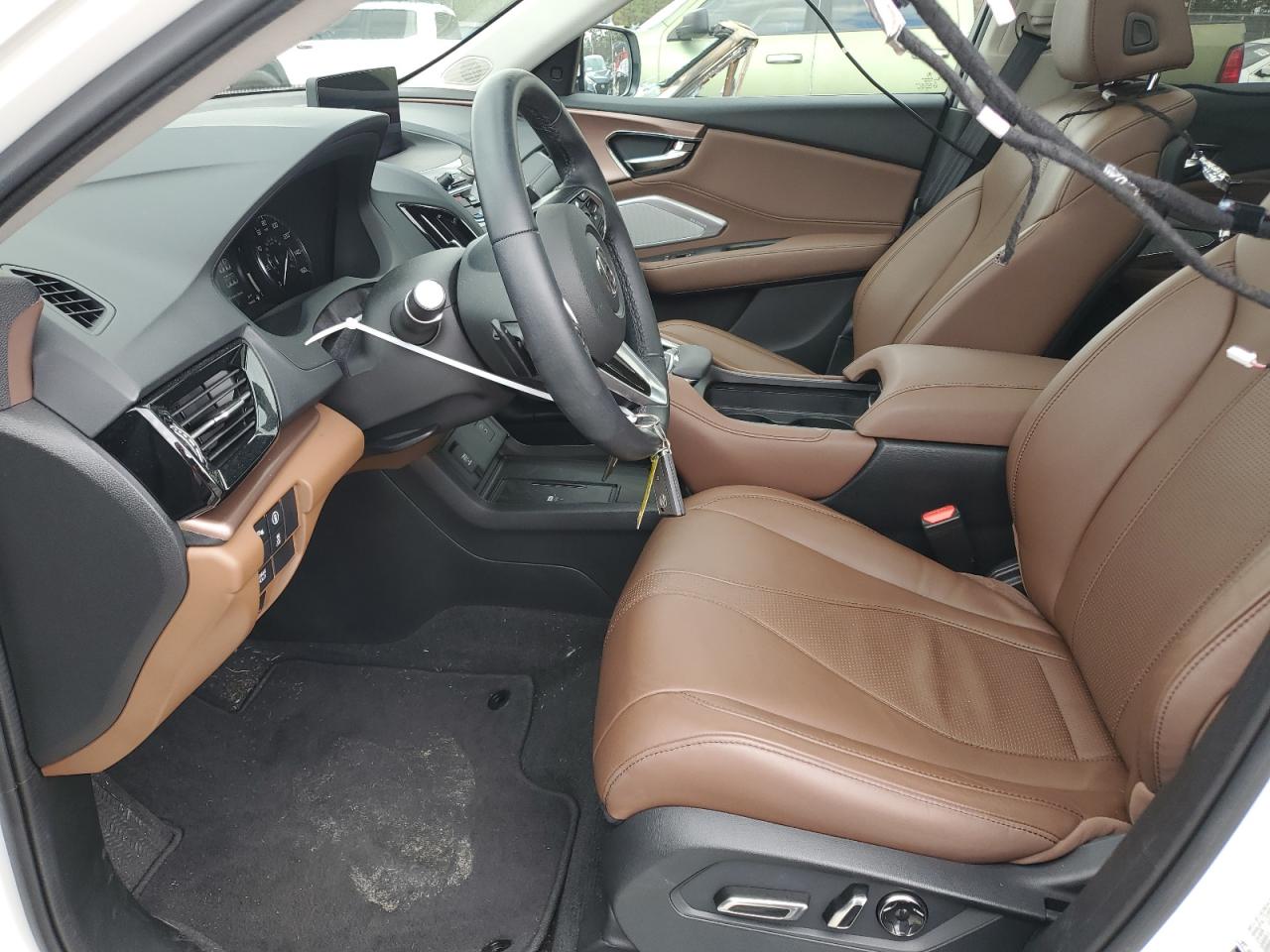2023 Acura RDX VIN 5J8TC1H57PL010481 Copart auction photo, top/roof / stripped damage thumbnail 7