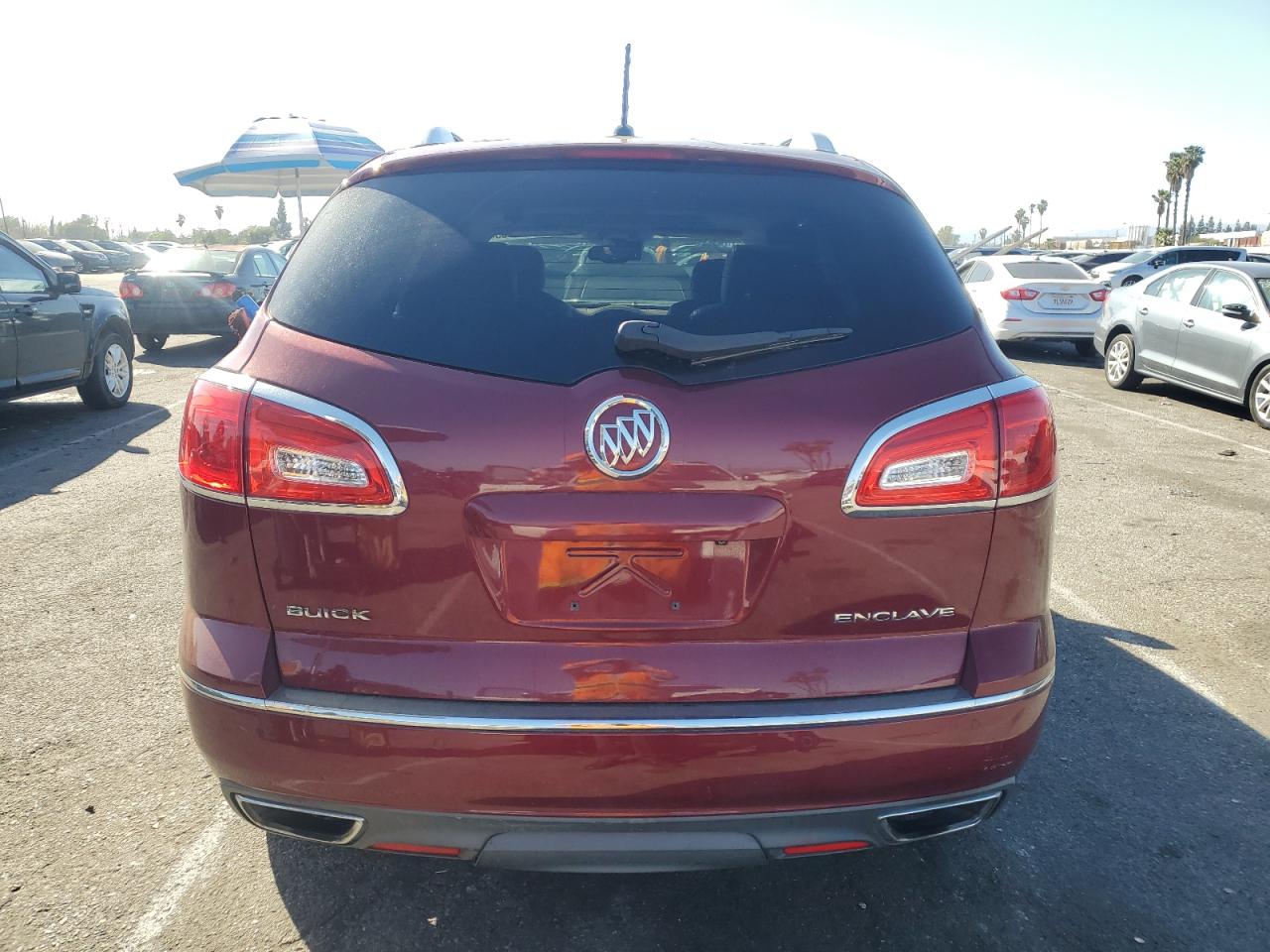 2015 Buick Enclave VIN 5GAKRCKD8FJ281968 Copart auction photo, minor dent/scratches damage thumbnail 6