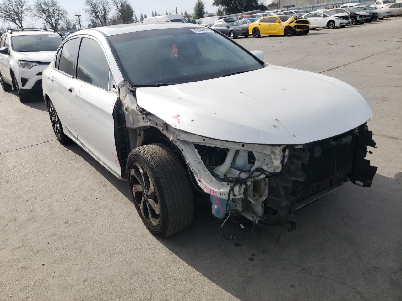 2017 Honda Accord VIN 1HGCR2F81HA172119 Copart auction photo, front end damage thumbnail 4