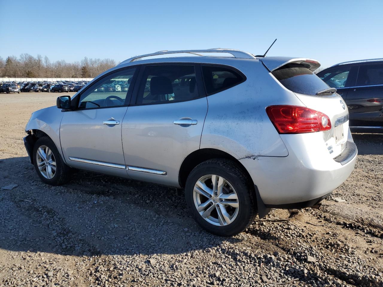 2015 Nissan Rogue VIN JN8AS5MV3FW254720 Copart auction photo, front end / rear end damage thumbnail 2