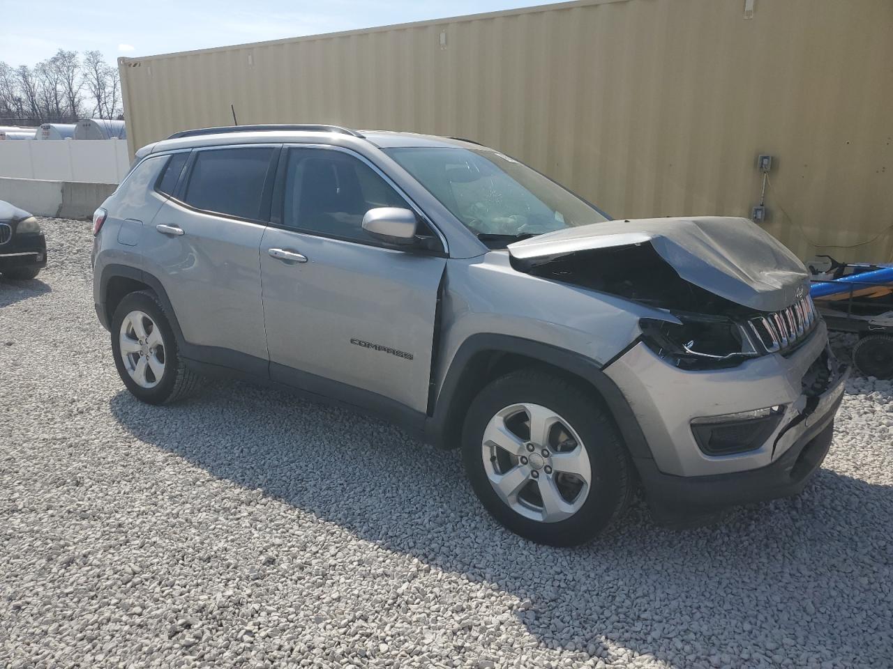 2021 Jeep Compass VIN 3C4NJCBB2MT518378 Copart auction photo, front end damage thumbnail 4