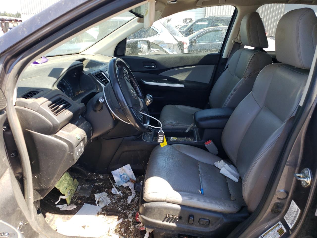 2015 Honda CR-V VIN 5J6RM4H92FL064824 Copart auction photo, undercarriage / front end damage thumbnail 7