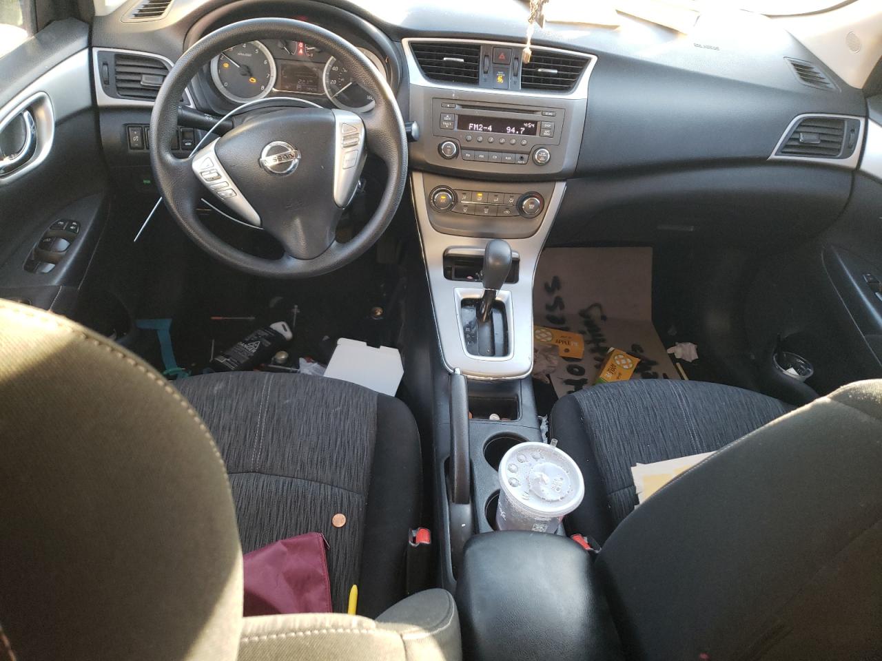 2014 Nissan Sentra VIN 3N1AB7AP1EL664047 Copart auction photo, undercarriage / front end damage thumbnail 8