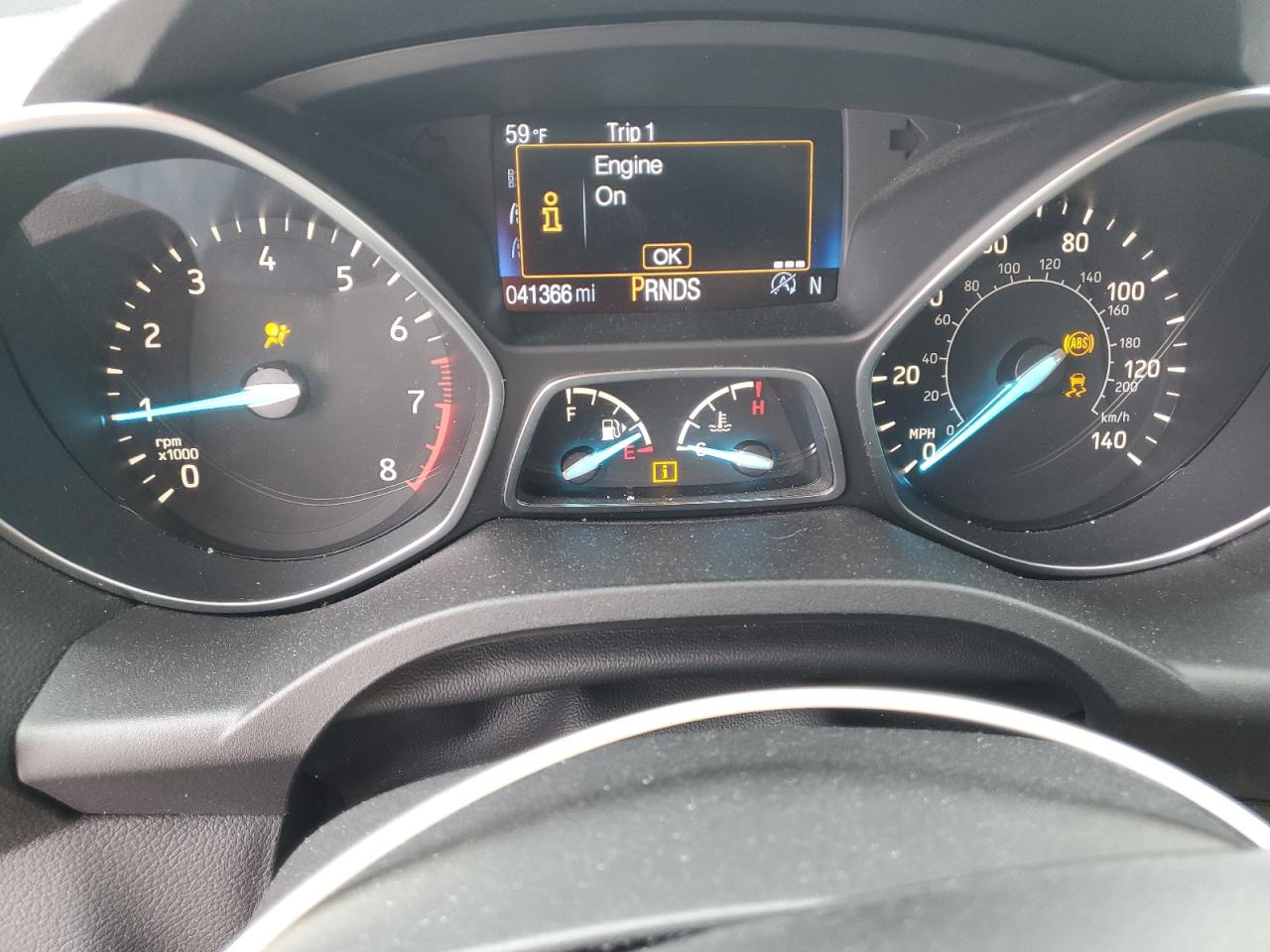 2017 Ford Escape VIN 1FMCU0J98HUB79130 Copart auction photo, all over damage thumbnail 9