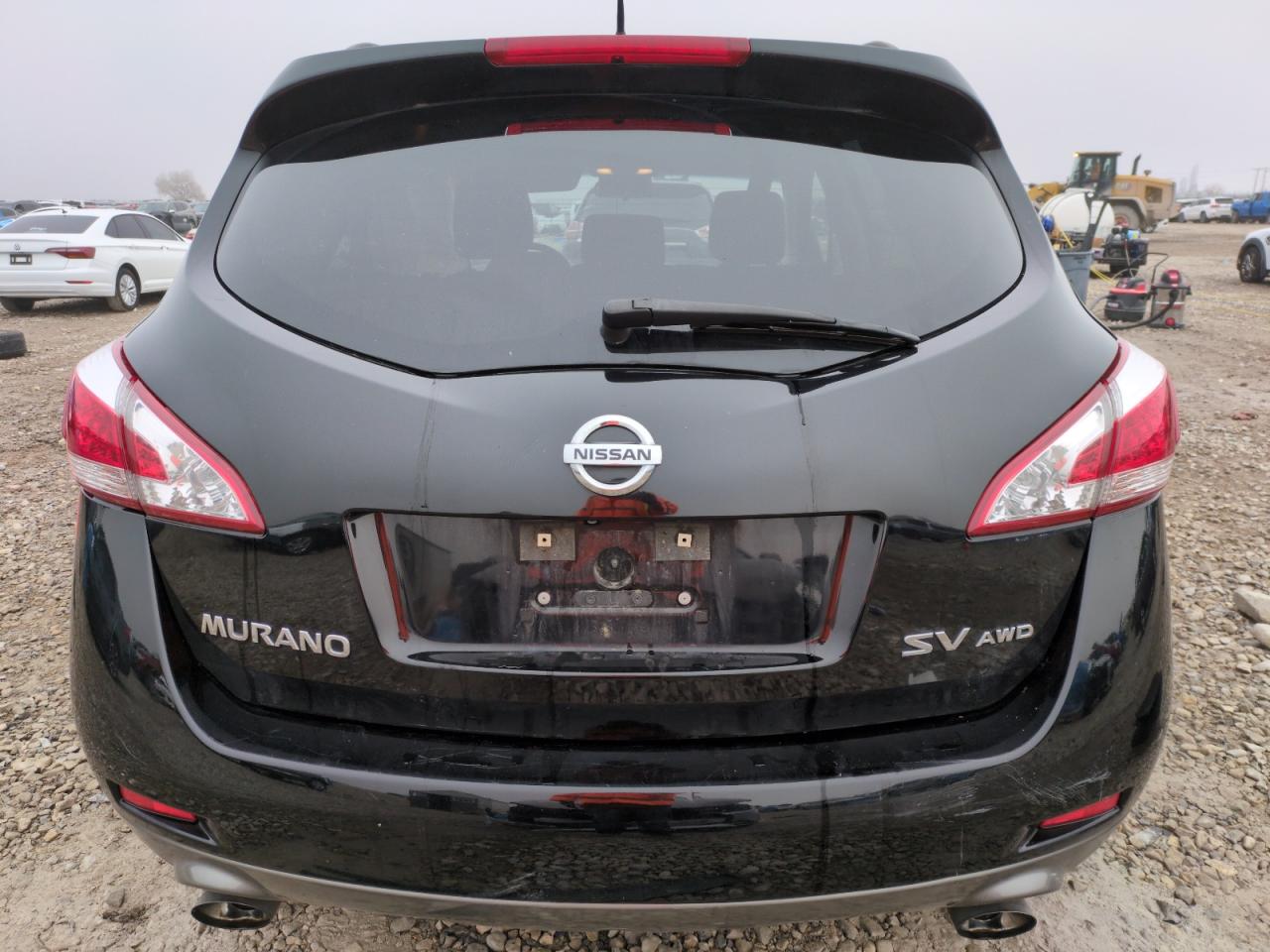 2012 Nissan Murano VIN JN8AZ1MW8CW214335 Copart auction photo, side / hail damage thumbnail 6
