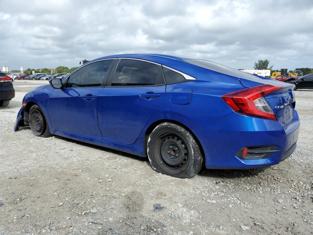2016 Honda Civic VIN 19XFC2F50GE074018 Copart auction photo, front end damage thumbnail 2