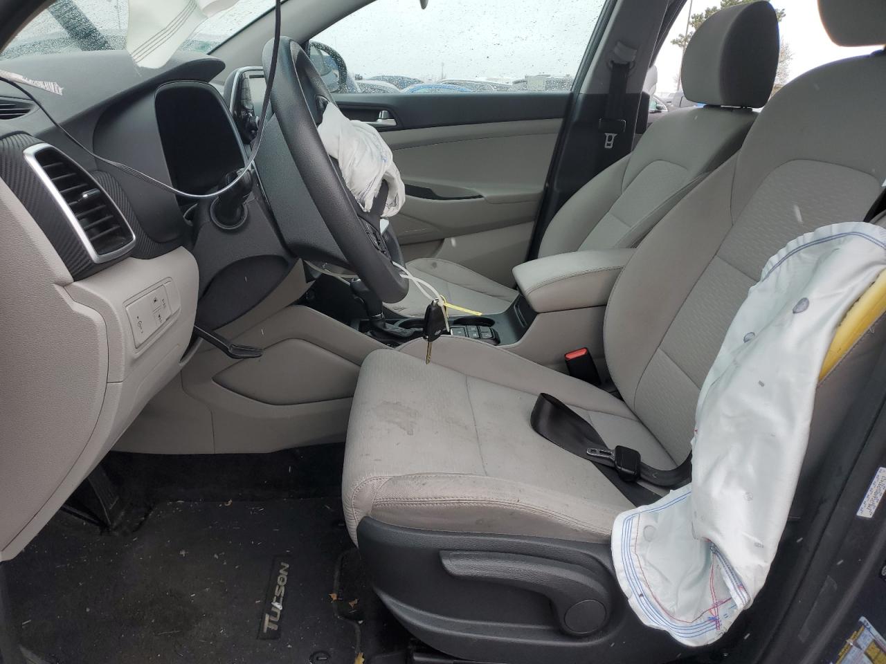 2021 Hyundai Tucson VIN KM8J2CA48MU297417 Copart auction photo, front end / undercarriage damage thumbnail 7