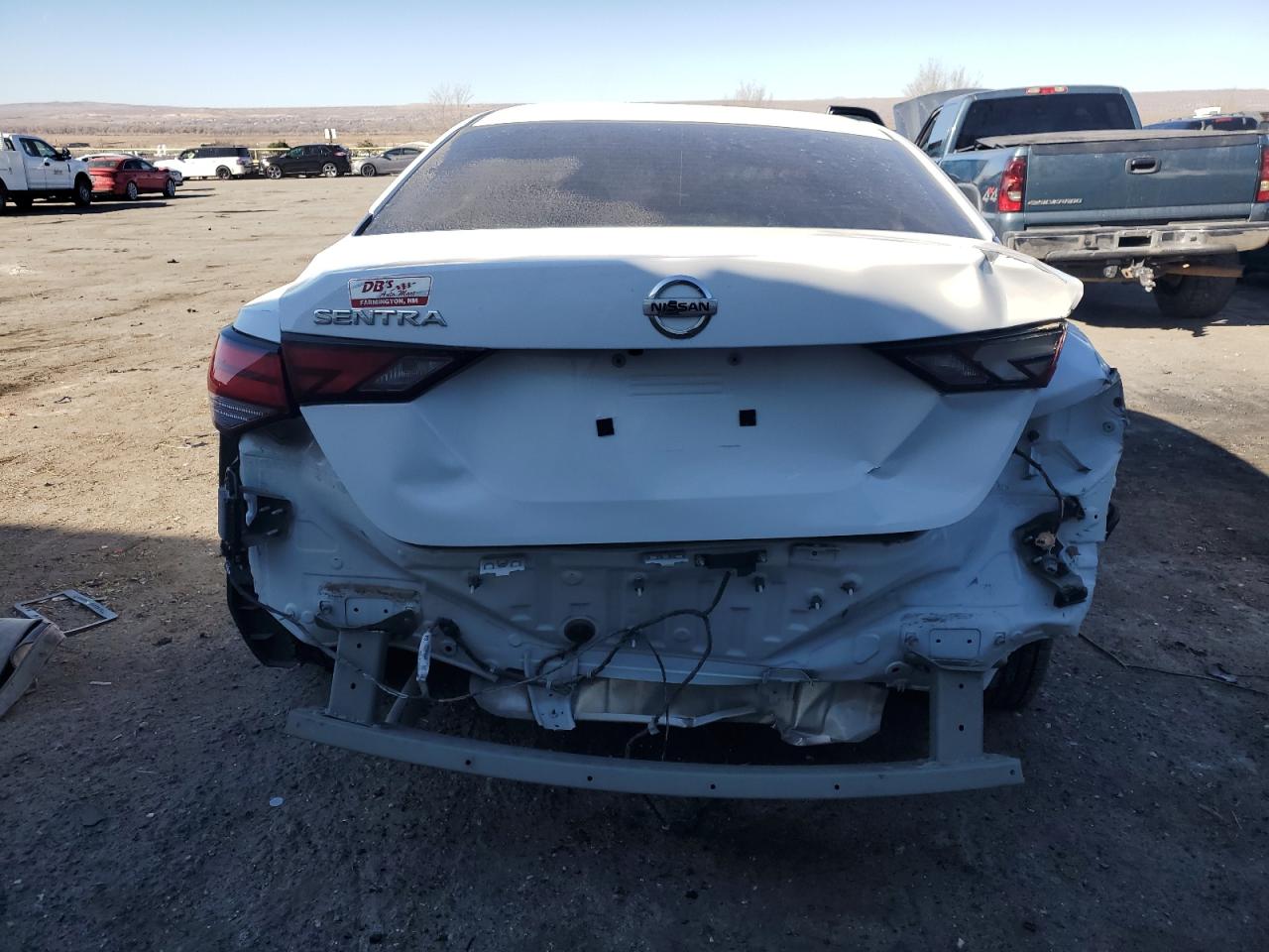2021 Nissan Sentra VIN 3N1AB8BVXMY227149 Copart auction photo, front end / rear end damage thumbnail 6