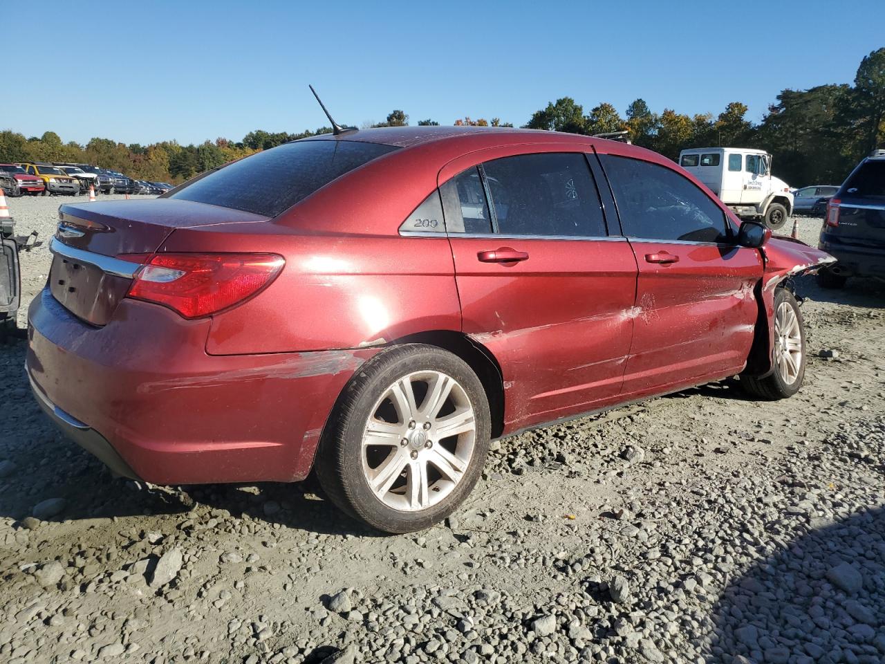 2013 Chrysler 200 VIN 1C3CCBBB7DN676330 Copart auction photo, all over damage thumbnail 3