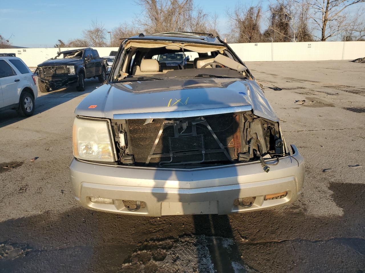 2004 Cadillac Escalade VIN 3GYFK66N84G288551 Copart auction photo, rollover damage thumbnail 5