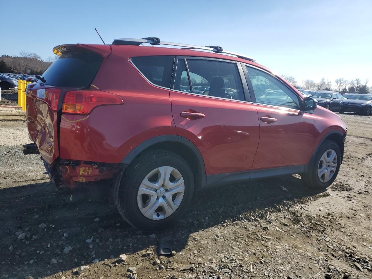 2015 Toyota RAV 4 VIN 2T3BFREV3FW299553 Copart auction photo, rear end / front end damage thumbnail 3