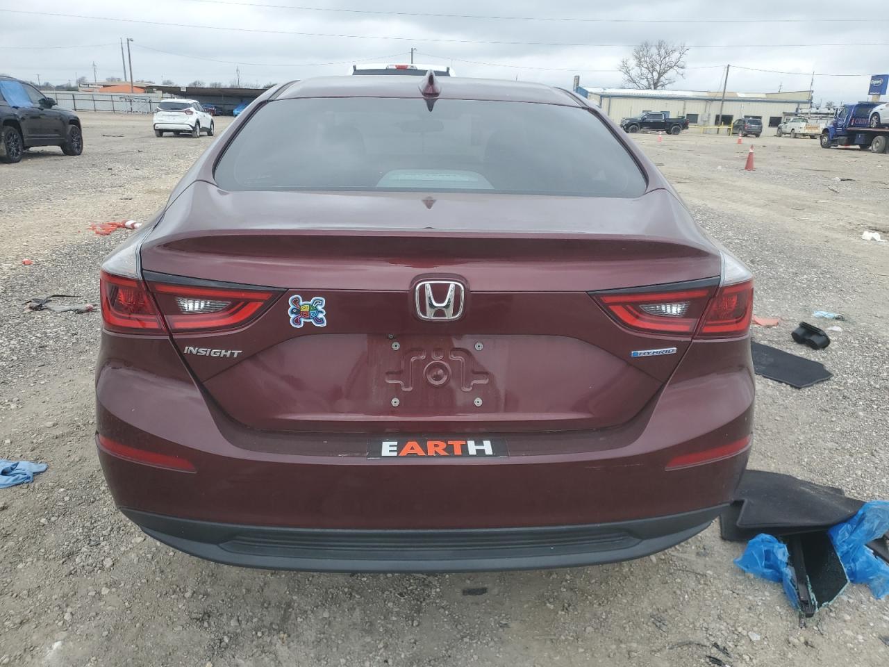 2020 Honda Insight VIN 19XZE4F54LE001893 Copart auction photo, side damage thumbnail 6