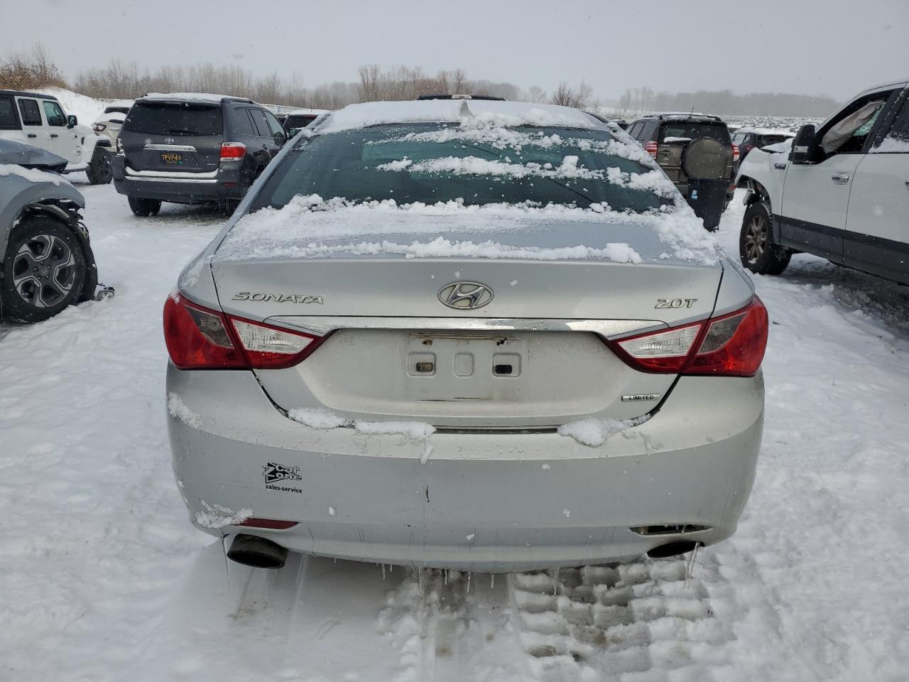 2011 Hyundai Sonata VIN 5NPEC4AB0BH236514 Copart auction photo, front end / side damage thumbnail 6