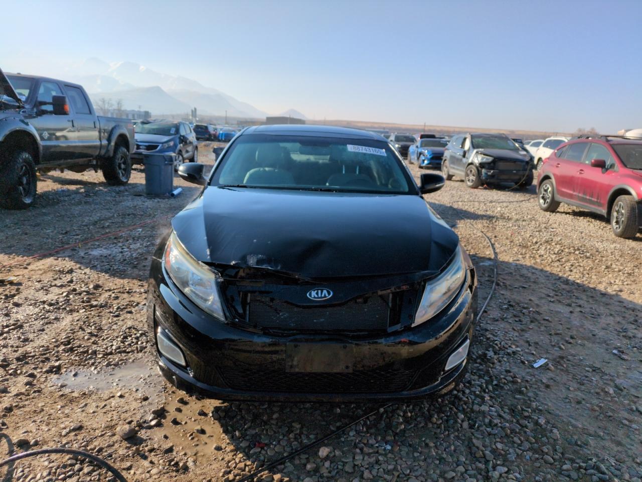 2014 KIA Optima VIN 5XXGN4A74EG274939 Copart auction photo, front end damage thumbnail 5