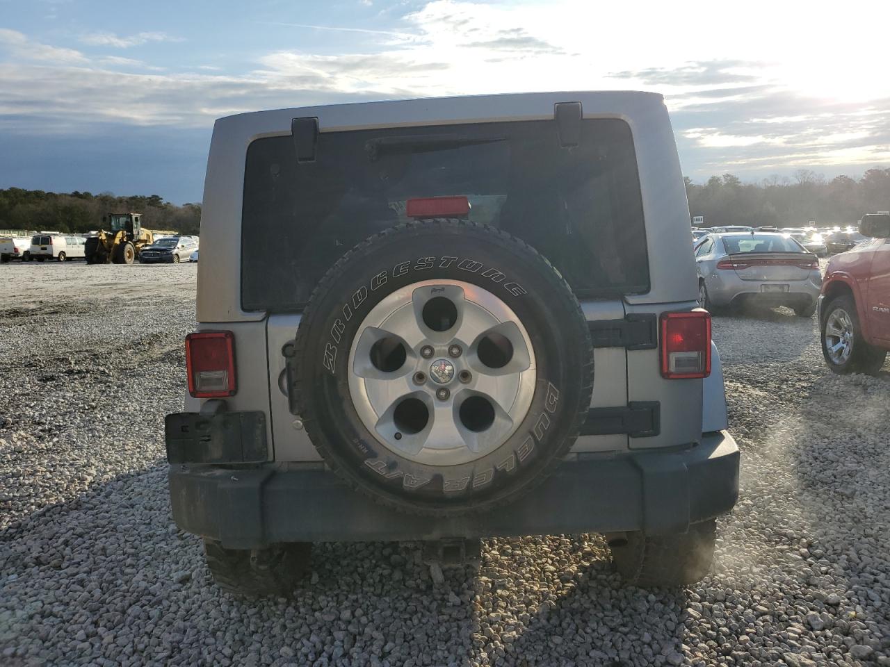 2014 Jeep Wrangler VIN 1C4BJWEG8EL259050 Copart auction photo, front end / undercarriage damage thumbnail 6