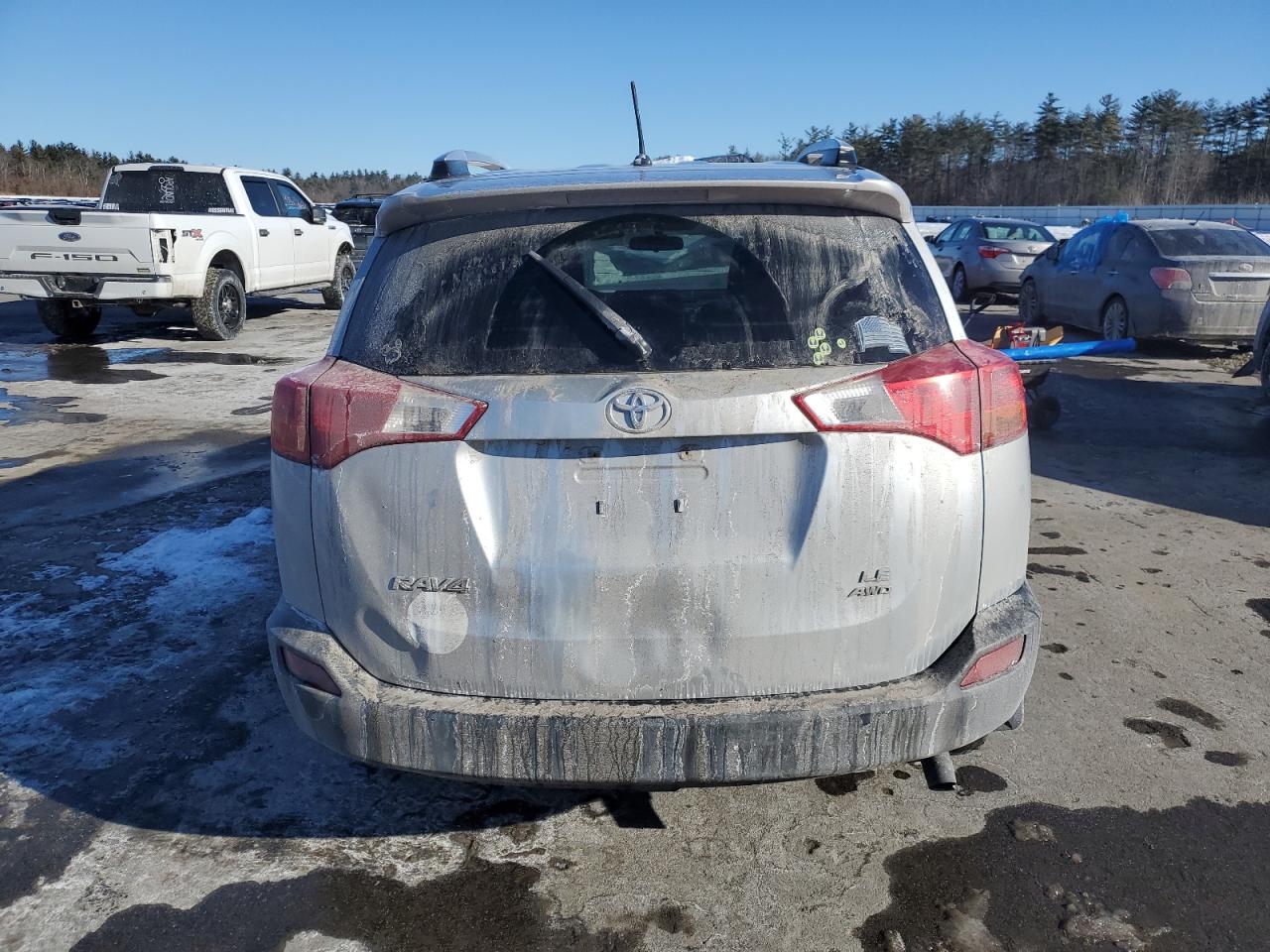 2014 Toyota RAV 4 VIN JTMBFREV5ED095509 Copart auction photo, front end / rear end damage thumbnail 6