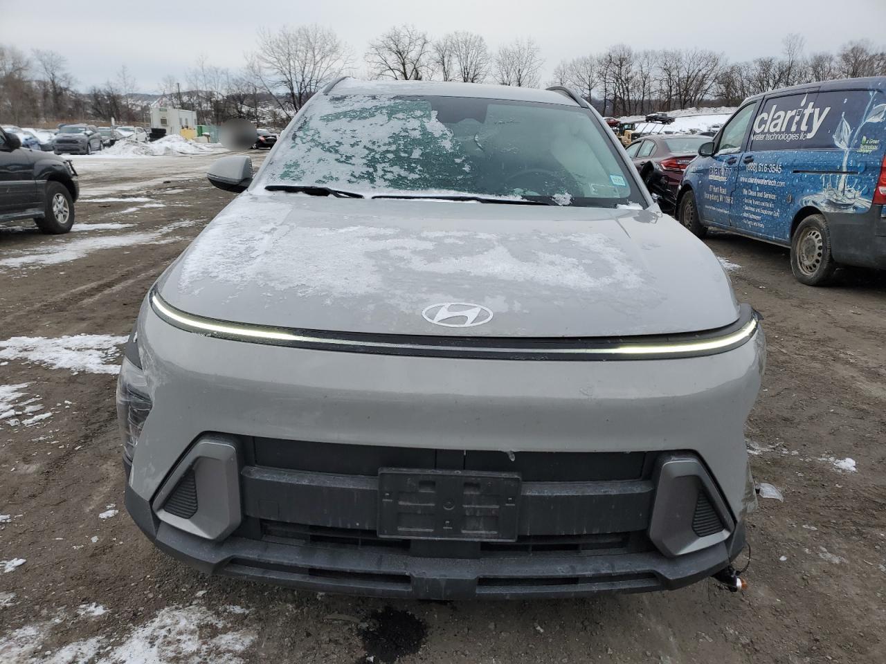 2024 Hyundai Kona VIN KM8HBCAB1RU119661 Copart auction photo, front end / side damage thumbnail 5