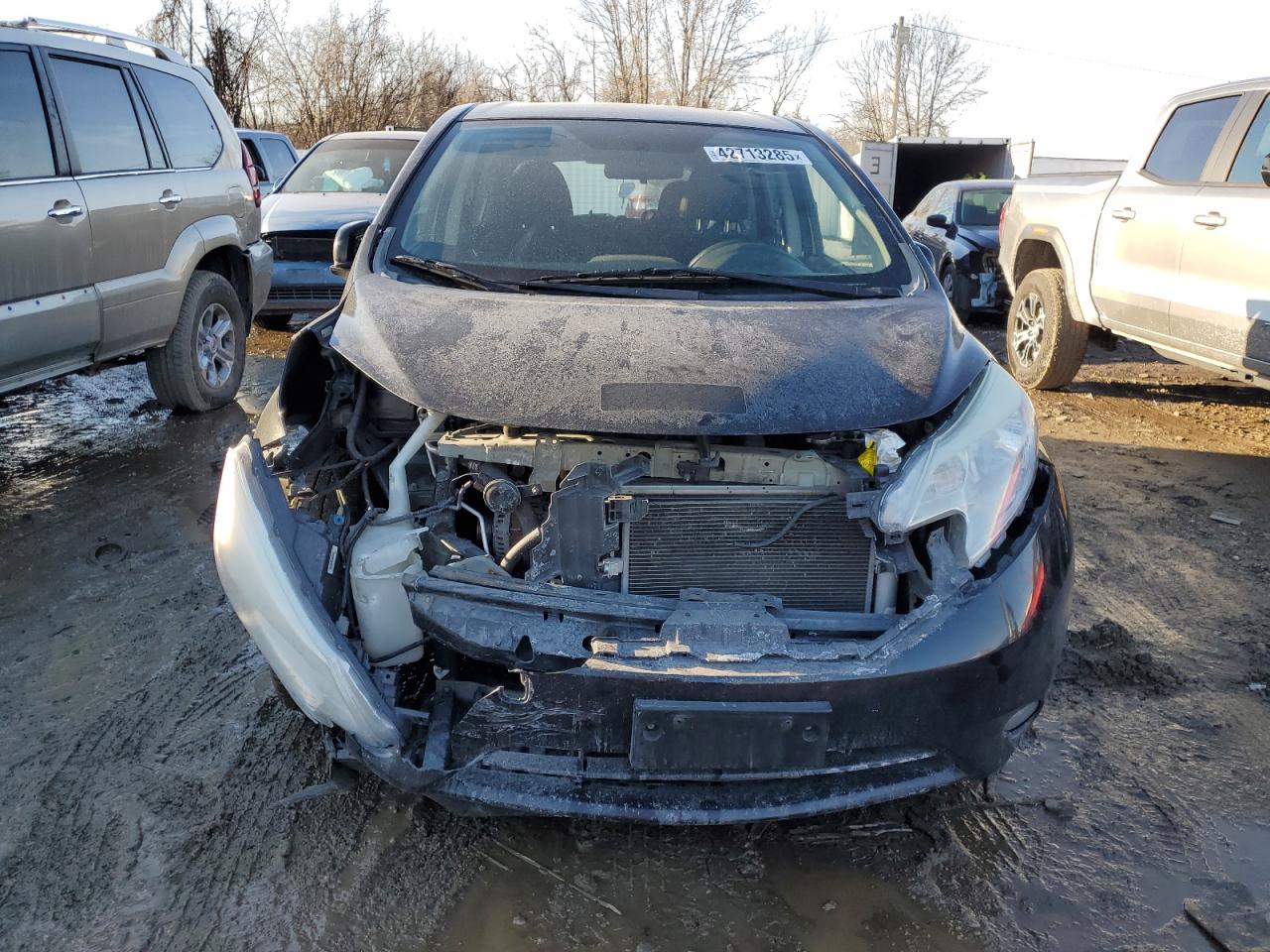 2014 Nissan Versa VIN 3N1CE2CP9EL427760 Copart auction photo, front end damage thumbnail 5