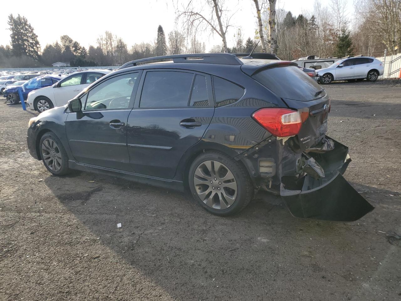 2014 Subaru Impreza VIN JF1GPAU63EH264651 Copart auction photo, rear end damage thumbnail 2