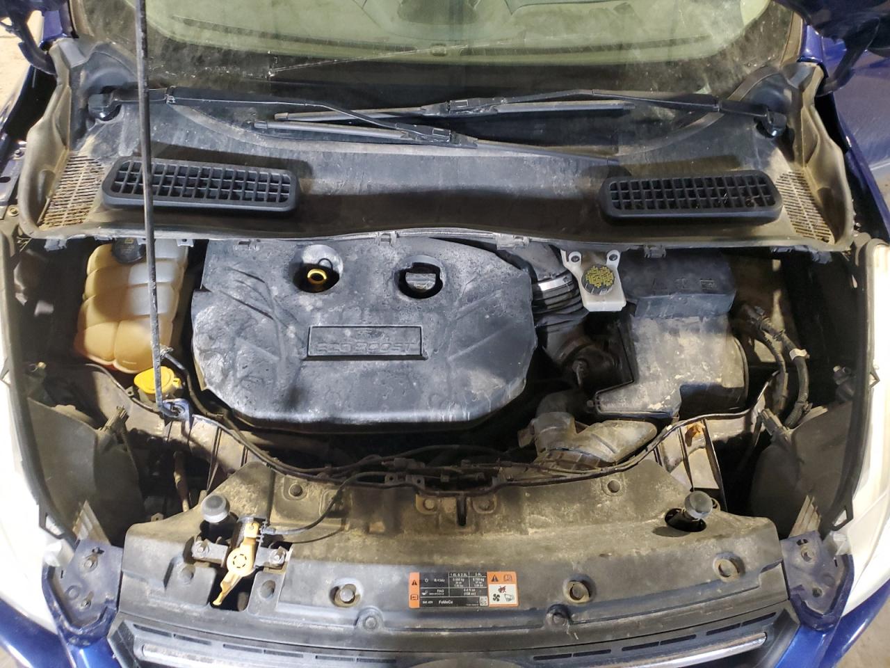 2015 Ford Escape VIN 1FMCU9G92FUC16939 Copart auction photo, front end / undercarriage damage thumbnail 12
