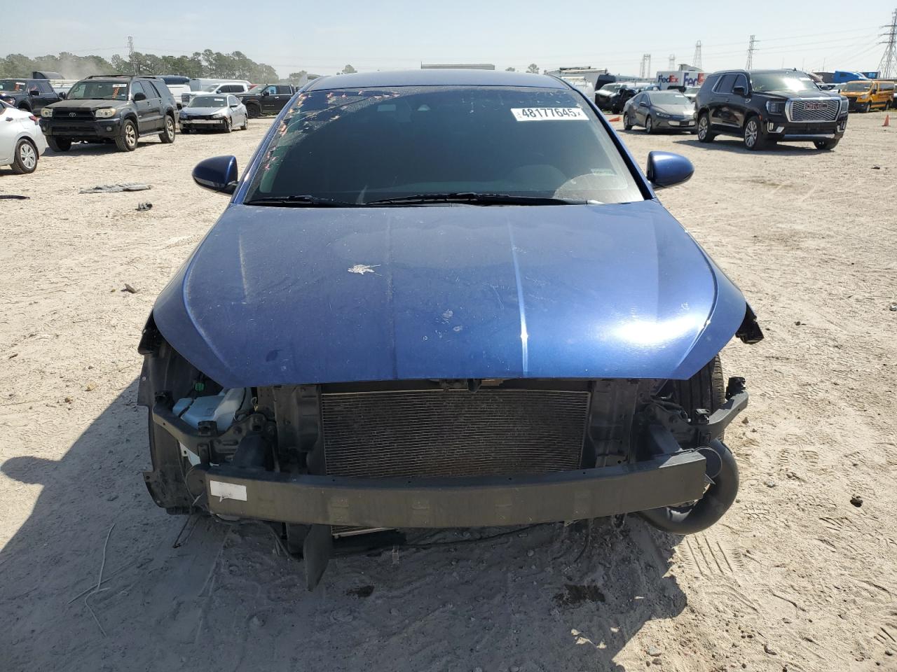 2020 Hyundai Elantra VIN 5NPD84LF4LH553291 Copart auction photo, undercarriage / front end damage thumbnail 5