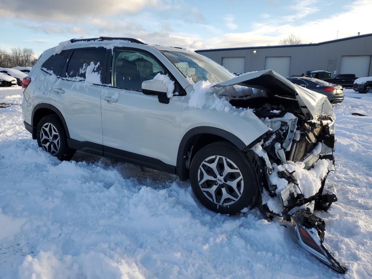 2019 Subaru Forester VIN JF2SKAGC5KH486738 Copart auction photo, front end damage thumbnail 4
